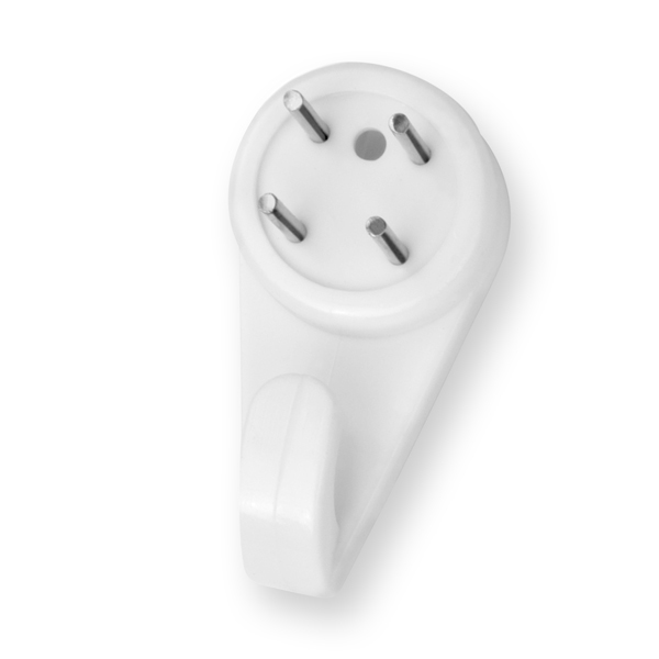 CUELGA FACIL 4 CLAVOS BL.4 U 3002-2 INOFIX 31X16X12MM