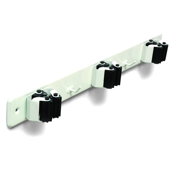 SUJETA ESCOBAS TRIPLE BLANCO B70660D BRINOX -