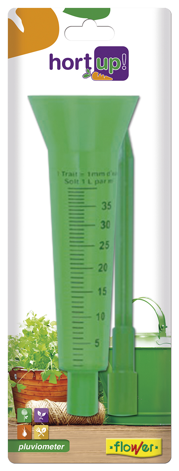PLUVIOMETRO HORTUP 55062 FLOWER -