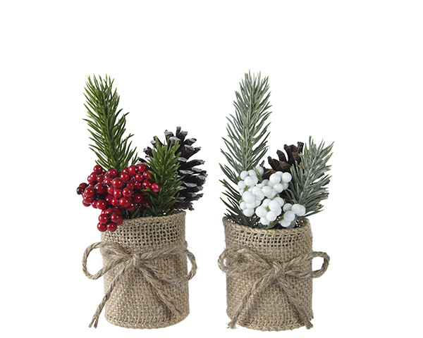 MACETA YUTE PEQUEÑA SURTIDA 72618 EVERLANDS 5X15 CM