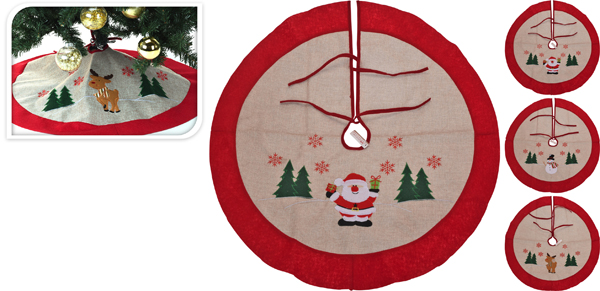 FALDON PARA ARBOL NAVIDAD 83132  90 CM