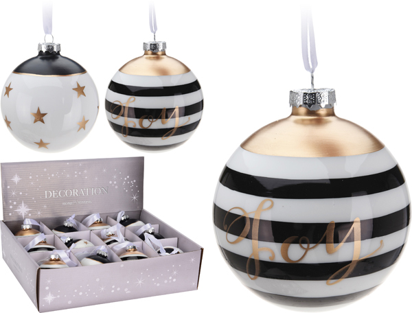 BOLA NAVIDAD DISEÑO SURTIDO ABR800230 KOOPMAN 7CM