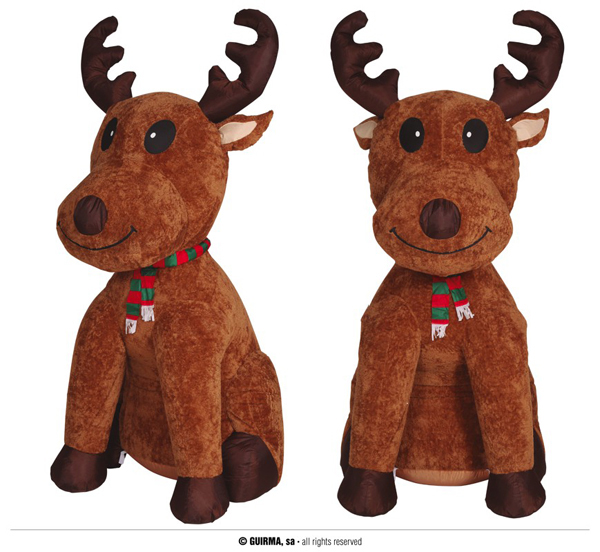 RENO HINCHABLE CON LUZ 49357 GUIRMA 180 CM