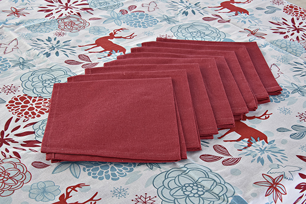 MANTEL + 8 SERVILLETAS ALGODON NV197774 ITEM 150X250 CM