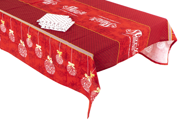 MANTEL + 8 SERVILLETAS ALGODON NV-174039 ITEM 150X250 CM