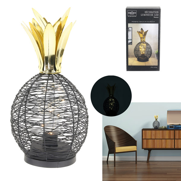 LAMPARA LED SOBRE MESA PIÑA LA9967 CMP -