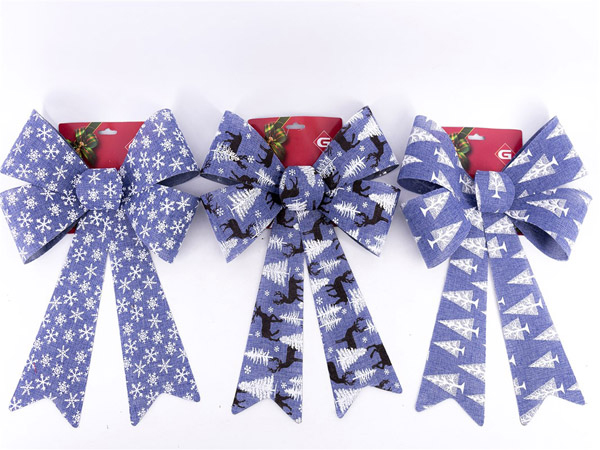 LAZO AZUL NAVIDAD SURTIDOS 8,43054E+12 GERIMPORT 28X43 CM