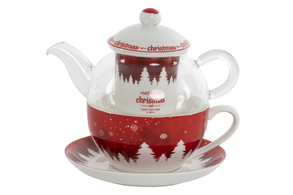 TETERA CON TAZA NAVIDAD NV-161049 ITEM 250 ML
