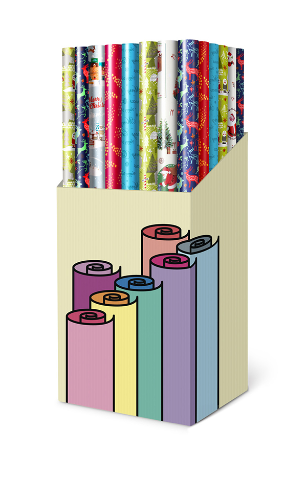 PAPEL REGALO NAVIDAD DELUXE CRE4207020015 IMCOVEL 70X200 CM