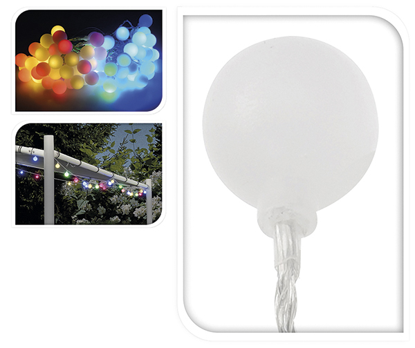 GUIRNALDA 80 LEDS MULTICOLOR COLORES VIVOS IP44 71157 - 19 M