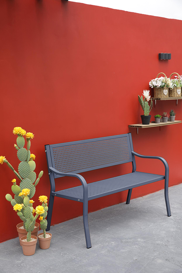 BANCO ACERO AZUL LIBIA PG0846 PROFER GREEN 123X39X84