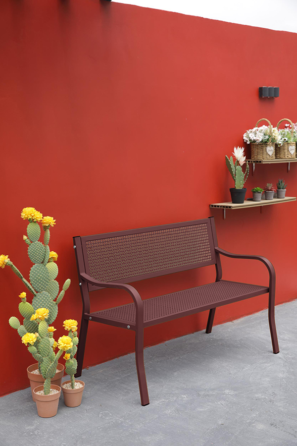 BANCO ACERO ROJO LIBIA PG0847 PROFER GREEN 123X39X84