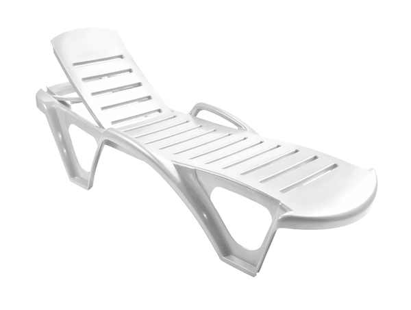 CAMA TUMBONA RESINA API.BLANCA 42812 SP GARDEN 195X65X43