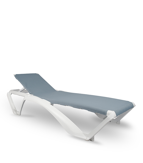 TUMBONA RESINA 4P BCA/AZUL 05576.PR27 OLOT -