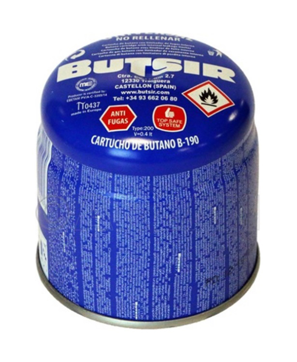 CARTUCHO GAS PERFORABLE VALVUL CARB0005 BUTSIR 190 G
