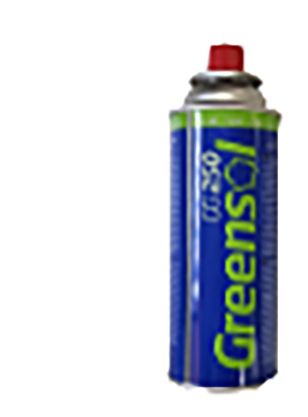 CARTUCHO GAS BUTANO DESECHABLE CG250 GREENSOL 220 G