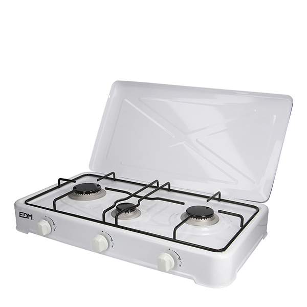 COCINA GAS 3 FUEGO EXTERIOR 7421 EDM 60X10X37