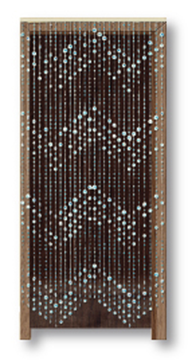 CORTINA PUERTA PLASTICO AZUL PH1136 PROFER HOME 90X180 CM