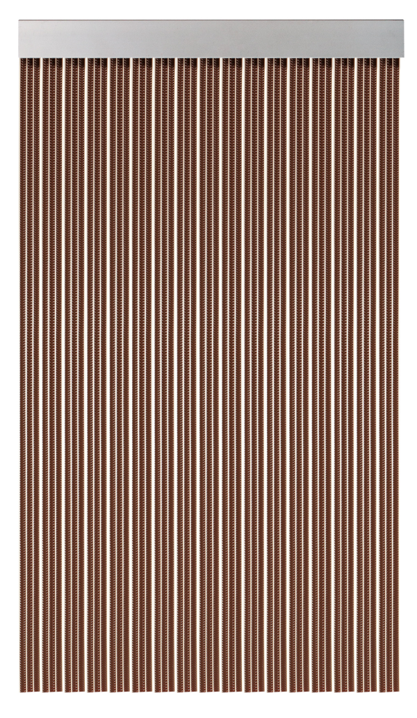 CORTINA CINTAS COLOR MARRON 63569 ACUDAM 210X90 CM