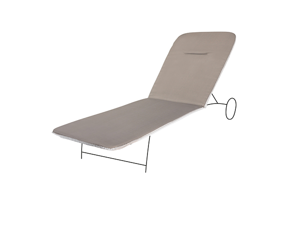 COJIN ACTION TUMBONA TAUPE 986748 FABOTEX 185X55X2.5