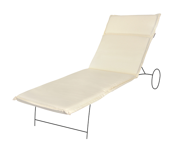 COJIN ZIPPO TUMBONA CRUDO 984733 FABOTEX 190X60X7