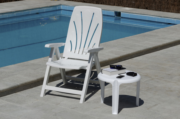 SILLON RESINA 4P BLANCO 8092 GARDENLIFE -