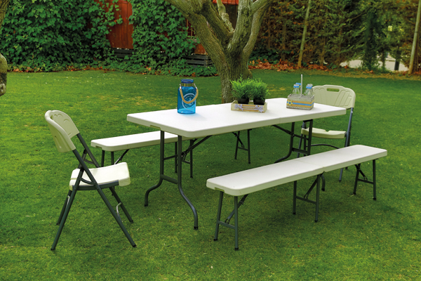 MESA PLEGABLE POLIETILENO PH0001 PROFER HOME 182X76X74