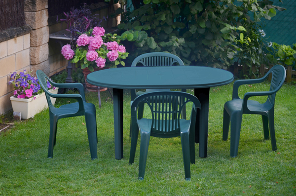 MESA JARDIN OVAL VERDE 4020 V GARDENLIFE 130X90 CM