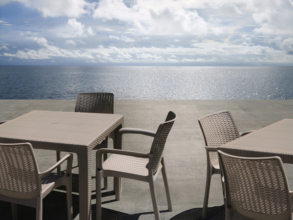 MESA RATAN TAUPE 4098-02 GARDENLIFE 80X80X72