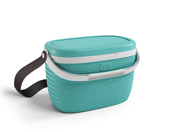 NEVERA BANDOLERA LINDA TURQUESA 698184 LINDA 18 L