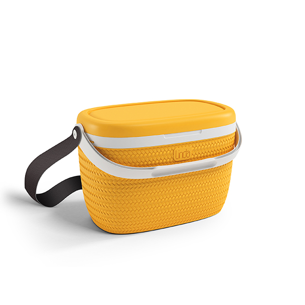 NEVERA BANDOLERA LINDA MOSTAZA 698185 LINDA 18 L