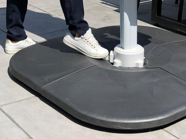 PIE PARASOL PP/HORMIGON ANTRACITA IB00015 TUOZI 26 KG