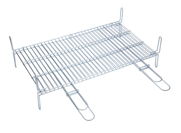 PARRILLA ALAMBRE DOBLE 2 MANGOS 2657 SAUVIC 65X40 CM