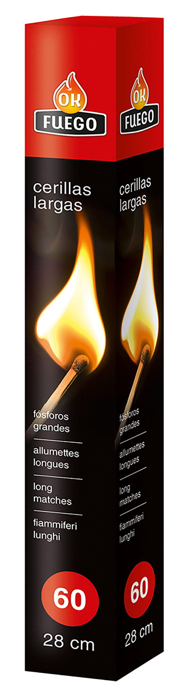 CERILLAS MADERA LARGAS 60 UNID 50201 FLOWER -