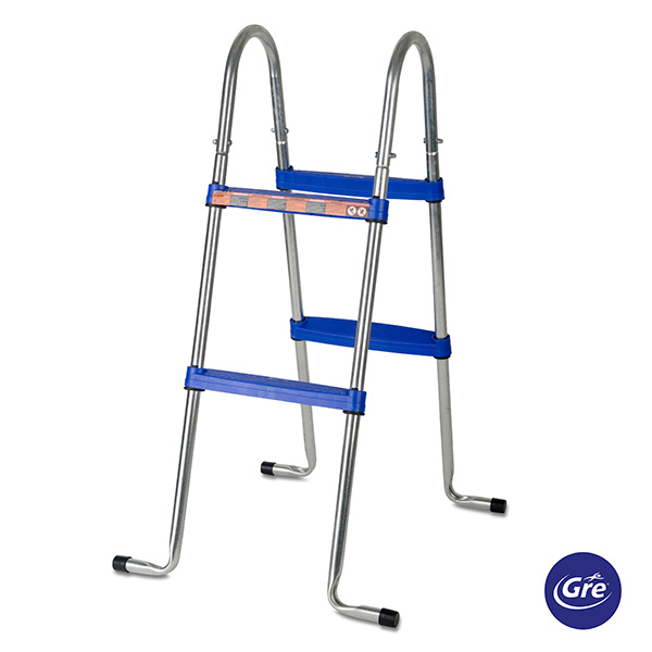 ESCALERA PISCINA STANDAR 2X2 PELD AR109 GRE 98 CM