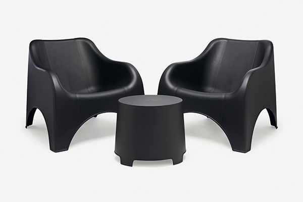 CONJUNTO RESINA CLOUD ANTRACITA CLOCO03BI IPAE 79,5X81X76