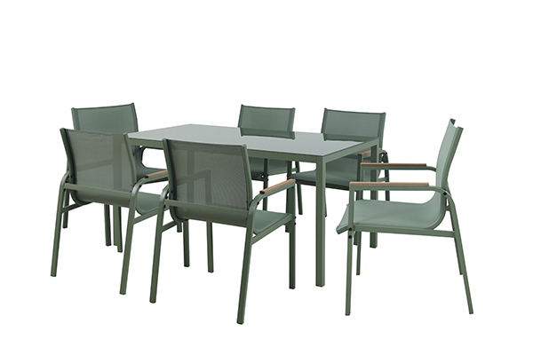 CONJUNTO ACERO VERDE GUINEA PG0907 PROFER GREEN 7 PZAS