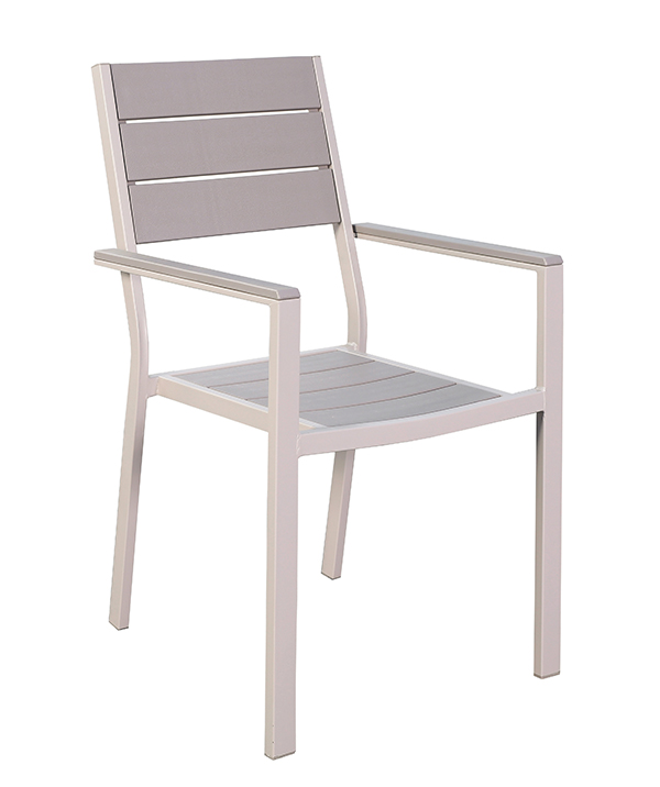 SILLON ACER/HDPE GENOVA PG0918 PROFER GREEN 61.5X55.5X