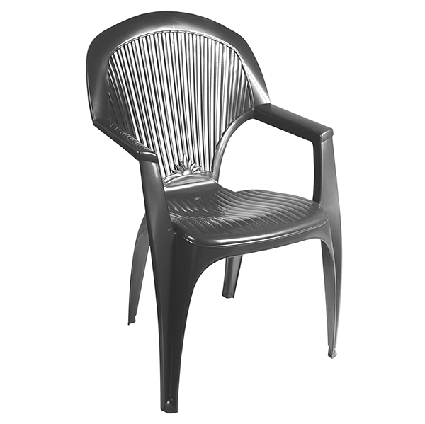 SILLON RESINA ALTO ANTRACITA 8301ANT GARDENLIFE -