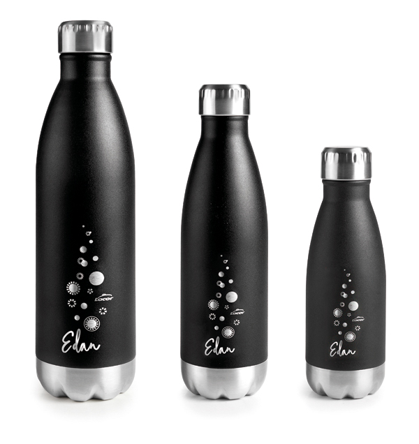 BOTELLA TERMO INOX EDAN NEGR 62537 LACOR 500 ML