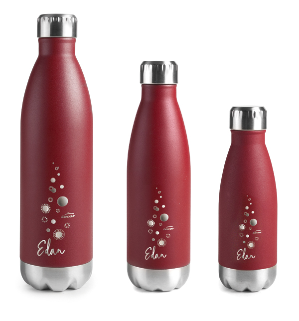 BOTELLA TERMO INOX EDAN ROJO 62547 LACOR 500 ML
