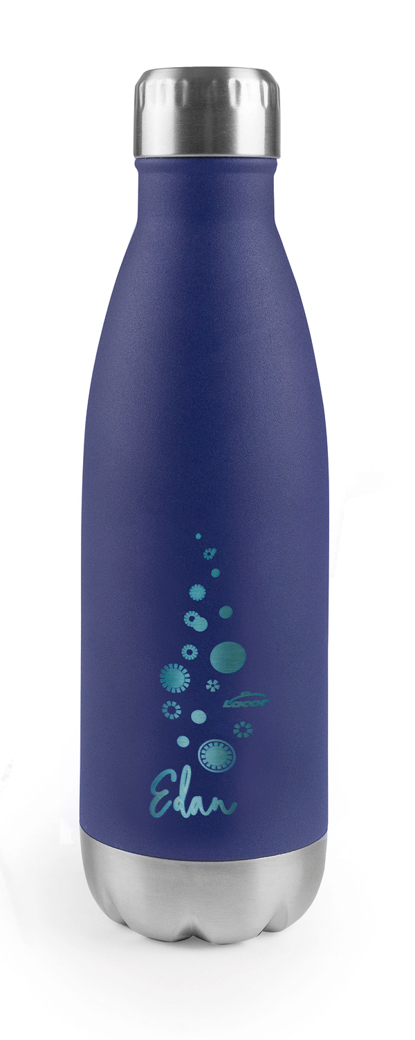 BOTELLA TERMO INOX EDAN NAVY 62588 LACOR 500 ML