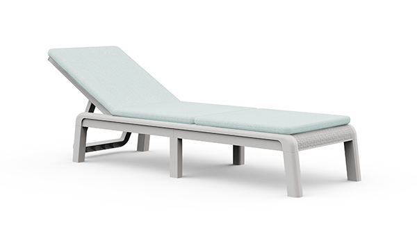 TUMBONA PP 4P MALLORCA BCO + COJIN BLUE 261159 KETER -