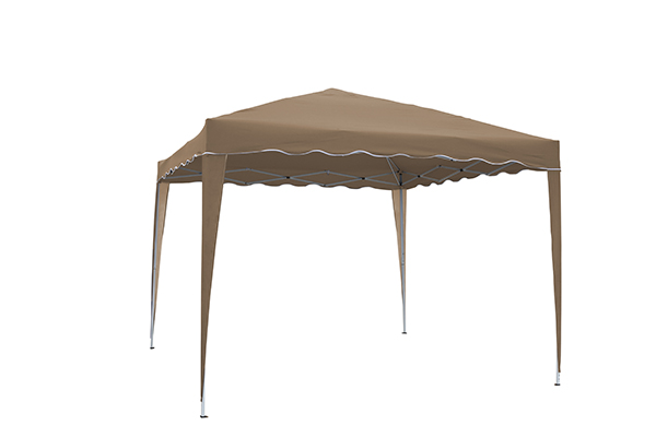 CENADOR ACERO PLEGABLE TAUPE PG0859 PROFER GREEN 3X3 M