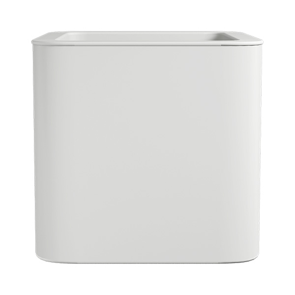 JARDINERA CUADRADA BLANCA 1004996 ELHO 40X40 CM