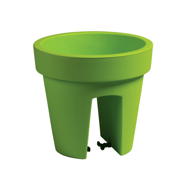 MACETA BALCON LOFLY R. PISTACH DLFOR250PS INTEPLAS 23X25 CM