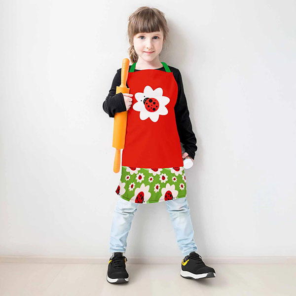 DELANTAL LADYBUG INFANTIL 7690 VIGAR -