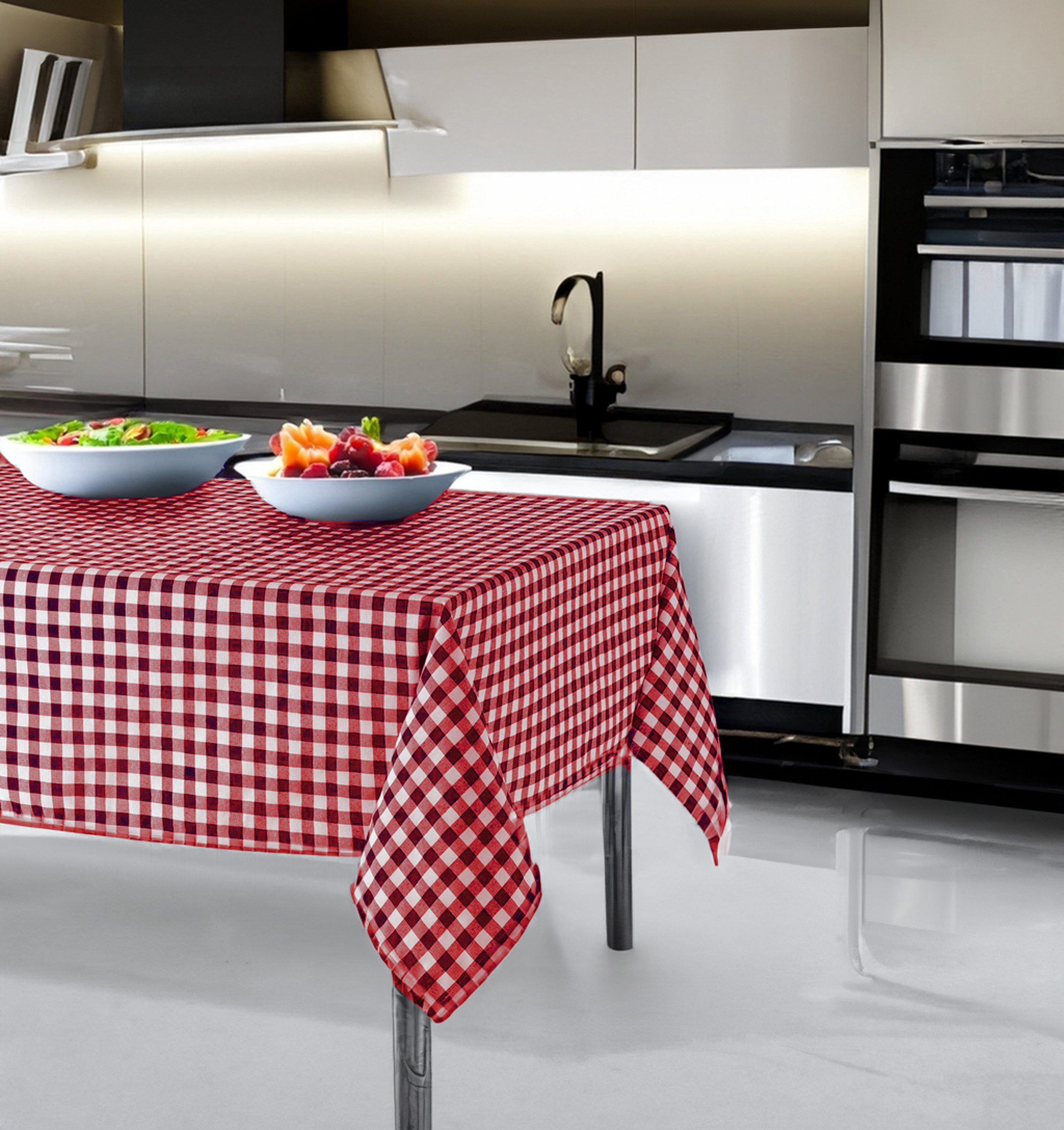 MANTEL ANTIMANCHAS SARA ROJO 8129.160X200 ATENAS 160X200 CM