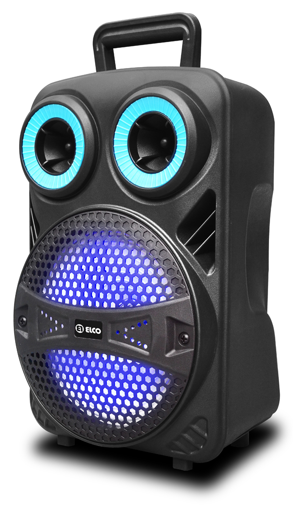 ALTAVOZ TROLLEY EFECTOS LUZ USB PDT-6065M ELCO 25 W