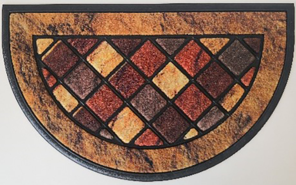 FELPUDO GOMA+MOQUETA ALSACIA 51430 DINTEX 45X75 CM